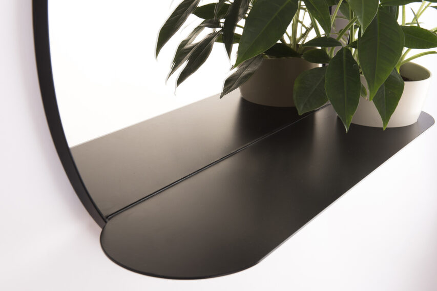 Bujnie wiszące lustro Halo detal